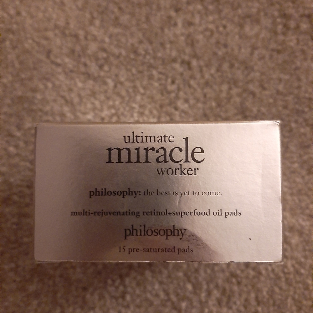 Philosophy retinol superfood oil pads